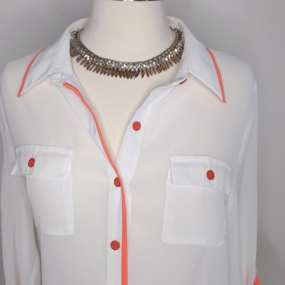 Mine Women's sheer blouse size Large - Picture 5 of 17